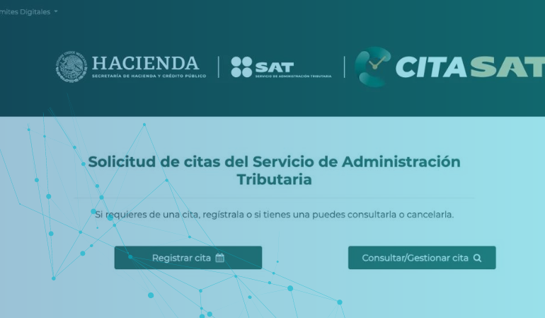 SAT lanza sitio para sacar CITAS